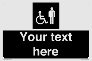 Custom information: black panel disabled and male